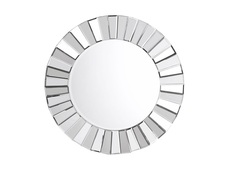 Зеркало матильда (francois mirro) серебристый 80.0x80.0x4.0 см.