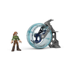 Игровой набор Jurassic World Imaginext Клэр и гиросфера Mattel