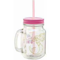 Кружка Funko Little Mermaid: Pearl Anniversary: Mason Jar: Instant Mermaid