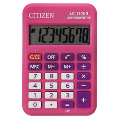 Калькулятор карманный Citizen LC-110NR-PK