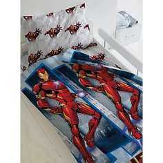 Комплект постельного белья 1,5 сп Непоседа Мстители "Железный человек", наволочка 50х70 см