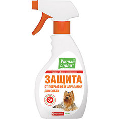 Спрей защита от погрызов и царапания Apicenna Умный спрей для собак, 200 мл