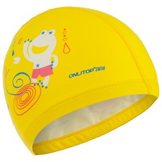 Шапочка для плавания, детская, нейлон, цвет жёлтый Onlitop