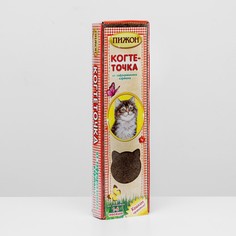 Когтеточка из гофрокартона с ковролином для веселых кошек и котов, Пижон