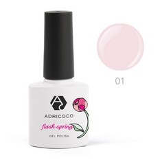 ADRICOCO, Гель-лак Flash Spring №01, Первый тюльпан