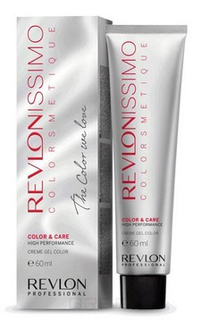 Revlon Professional, Крем-гель для перманентного окрашивания волос Revlonissimo Colorsmetique, 60 мл (105 оттенков) 6.7 Темный блондин матовый нейтрализующий MN