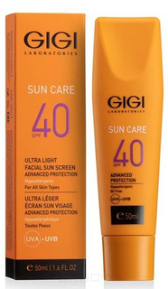 Domix, Легкая эмульсия увлажняющая защитная SPF40 Sun Care Ultra Light, 50 мл Gi Gi