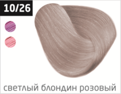 Domix, Безаммиачный стойкий краситель для волос с маслом виноградной косточки Silk Touch (42 оттенка) 10/26 светлый блондин розовый Ollin Professional