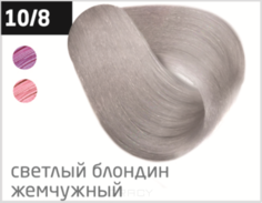 Domix, Безаммиачный стойкий краситель для волос с маслом виноградной косточки Silk Touch (42 оттенка) 10/8 светлый блондин жемчужный Ollin Professional