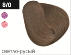 Domix, Безаммиачный стойкий краситель для волос с маслом виноградной косточки Silk Touch (42 оттенка) 8/0 светло-русый Ollin Professional