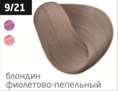Domix, Безаммиачный стойкий краситель для волос с маслом виноградной косточки Silk Touch (42 оттенка) 9/21 блондин фиолетово-пепельный Ollin Professional