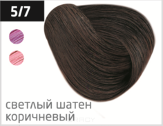 Domix, Безаммиачный стойкий краситель для волос с маслом виноградной косточки Silk Touch (42 оттенка) 5/7 светлый шатен коричневый Ollin Professional