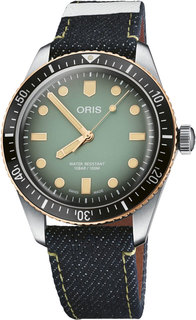 Швейцарские мужские часы в коллекции Divers Мужские часы Oris 733-7707-43-37-set