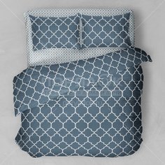 Постельное белье Sova&Javoronok двуспальное поплин (простыня 215х240 см, 2 наволочки 70х70 см, пододеяльник 175х215 см) Маре