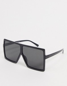 Черные квадратные солнцезащитные очки SVNX-Черный