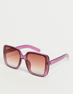 Розовые квадратные солнцезащитные очки SVNX-Розовый