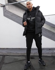 Худи черного цвета в стиле oversized ASOS Dark Future-Черный