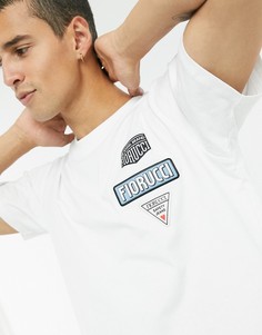 Белая футболка с нашивками Fiorucci-Белый