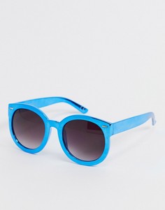 Солнцезащитные очки "кошачий глаз" Jeepers Peepers-Голубой