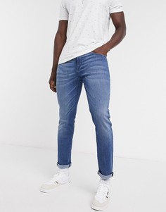 Выбеленные джинсы скинни BOSS - Charleston-Голубой