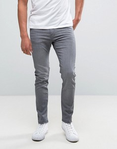 Серые супероблегающие джинсы с необработанным краем Lee Malone-Серый
