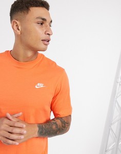 Оранжевая футболка Nike Club-Оранжевый