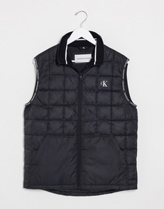 Черный дутый жилет Calvin Klein Jeans