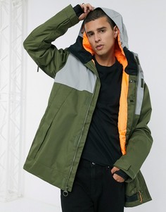 Зимняя куртка оливкового цвета DC Servot-Зеленый