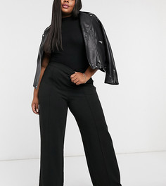 Черные широкие брюки Vero Moda Curve-Черный цвет