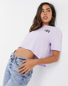 Лавандовая футболка от комплекта с логотипом River Island-Фиолетовый цвет