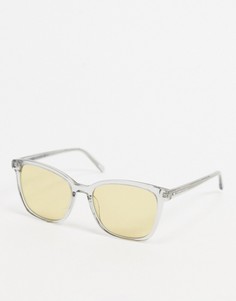 Солнцезащитные очки в прозрачной оправе с желтыми стеклами Tommy Hilfiger-Очистить