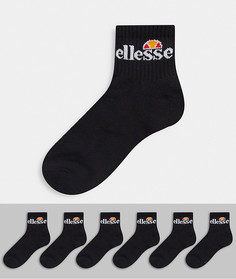 3 пары черных носков с логотипом ellesse-Черный