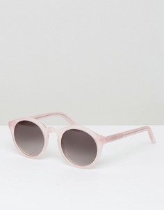 Круглые солнцезащитные очки розового цвета Monokel Eyewear Barstow-Розовый