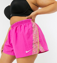 Розовые шорты Nike Training Curve Icon Clash-Розовый