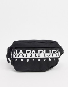 Черная сумка-кошелек на пояс Napapijri-Черный