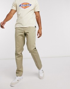 Брюки зауженного кроя цвета хаки Dickies 872-Зеленый цвет