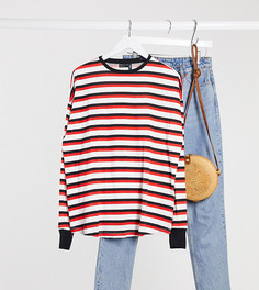 Белый лонгслив в полоску ASOS DESIGN Maternity