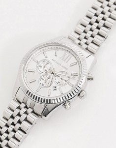 Серебристые наручные часы Michael Kors lexington MK8405-Серебряный