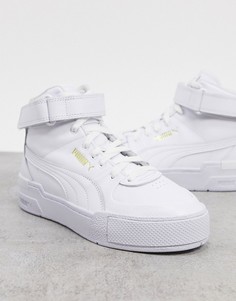 Белые высокие кроссовки Puma Cali Sport-Белый