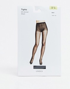 Черные матовые колготки плотностью 20 ден Linde-Черный Lindex