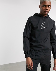 Худи в стиле oversized с принтом логотипа от комплекта ASOS Dark Future-Черный