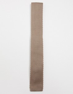 Вязаный галстук Ben Sherman-Коричневый цвет