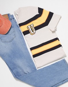Свободная футболка в стиле унисекс в полоску ASOS DESIGN x glaad-Мульти