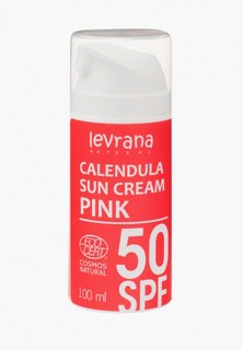 Крем для загара Levrana Календула 50 SPF PINK ,100мл