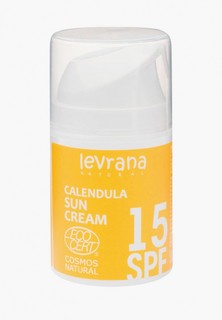 Крем для загара Levrana "Календула", SPF15, 50мл