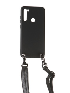 Чехол Ally для Xiaomi Redmi Note 8T А1 Soft Touch с ремешком Black A1-01137