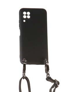 Чехол Ally для Huawei P40 Lite А1 Soft Touch с ремешком Black A1-01145