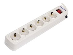 Сетевой фильтр Ippon BK-212 6 Sockets 1.8m White