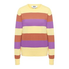 Хлопковый пуловер MSGM