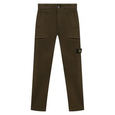 Хлопковые брюки-карго Stone Island